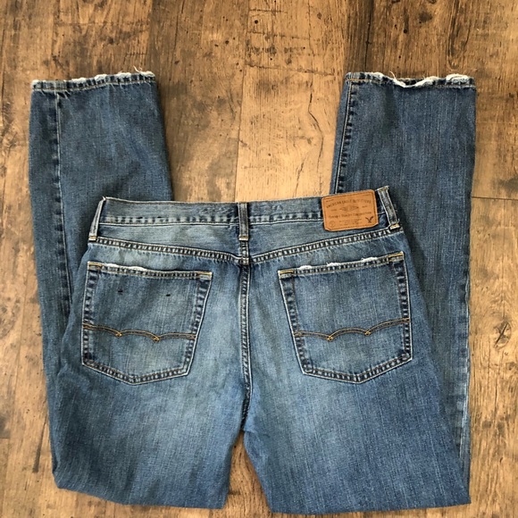 american eagle men's relaxed straight jeans